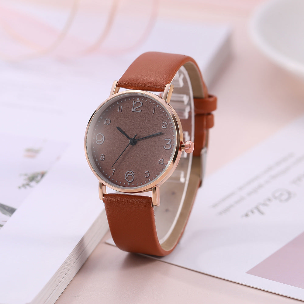 Leather Women's Quartz Watch