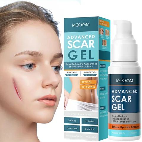 Advanced Scar Gel Remover Smooth Out Blemishes Surgical Scar Remover
