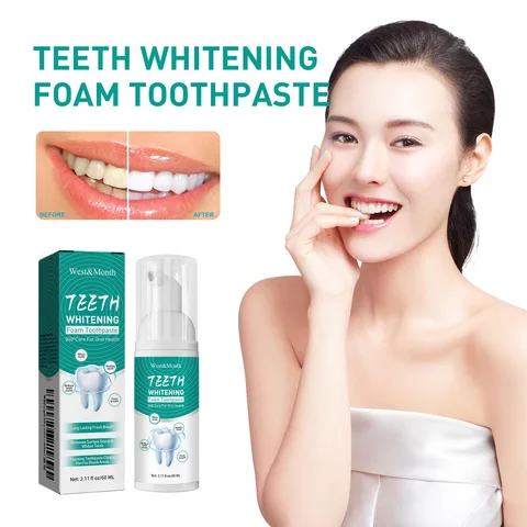 Teeth Whitening Foam Toothpaste Unique Oral Care