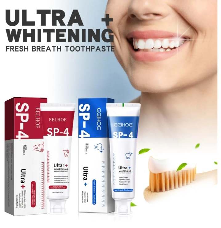 Probiotic Toothpaste SP-4 For Sensitive Teeth Whitening, Anti-Cavity, Oral Refreshing, Anti-Bacterial
