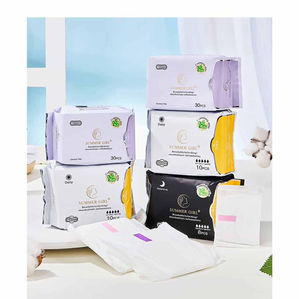 Summer Girl Sanitary Napkin- Absorbent, Breathable & Anti-Inflammatory